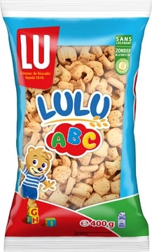 Een LU letterkoekjes Lulu ABC, zak van 400 g koop je bij ShopXPress