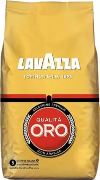 Een Lavazza koffiebonen qualita oro, zak van 1 kg koop je bij ShopXPress