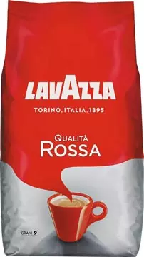 Een Lavazza koffiebonen qualita rossa, zak van 1 kg koop je bij ShopXPress