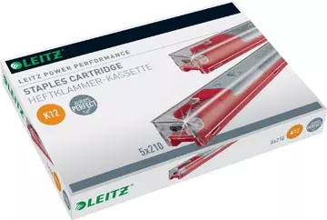 Een Leitz Power Performance K12 cartridge, 12mm pootlengte, 210 nietjes per cartridge koop je bij ShopXPress