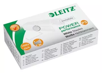 Een Leitz Power Performance P3 witte nietjes, doos van 1000 stuks koop je bij ShopXPress