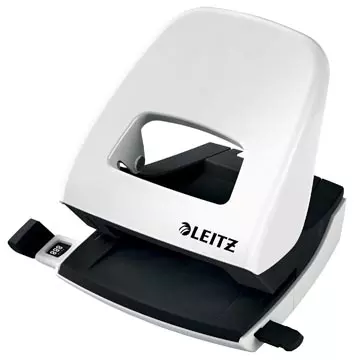 Een Leitz WOW perforator, 30 blad, parelwit, op blister koop je bij ShopXPress