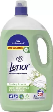 Een Lenor Professional wasverzachter spring breeze, fles van 4 l koop je bij ShopXPress