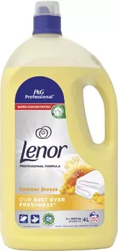 Een Lenor Professional wasverzachter summer breeze, fles van 4 l koop je bij ShopXPress