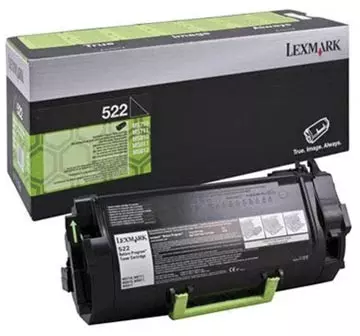 Een Lexmark Toner Kit zwart return program 522 - 6000 pagina's - 52D2000 koop je bij ShopXPress