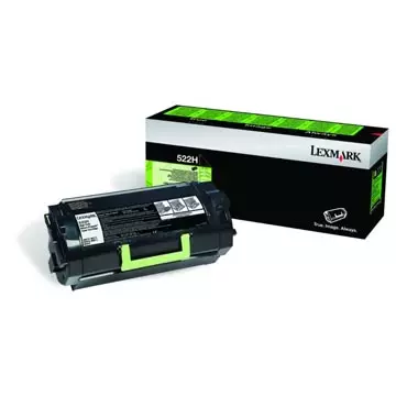 Een Lexmark toner zwart return program 522H, 25000 pagina's - OEM: 52D2H00 koop je bij ShopXPress