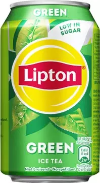 Een Lipton Ice Tea Green, blik van 33 cl, pak van 24 stuks koop je bij ShopXPress