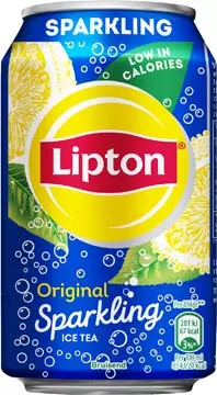 Een Lipton Ice Tea Sparkling, blik van 33 cl, pak van 24 stuks koop je bij ShopXPress