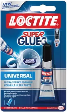 Een Loctite secondelijm Super Glue Universal, op blister koop je bij ShopXPress