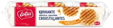 Een Lotus krokante wafel, 36 g, pak van 6 x 4 stuks koop je bij ShopXPress