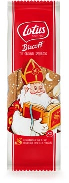 Een Lotus speculoos Sinterklaas, pak van 2 stuks van 42,5 g koop je bij ShopXPress