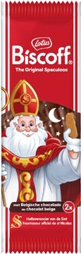 Een Lotus speculoos met chocolade, Sinterklaas, pak van 2 stuks koop je bij ShopXPress