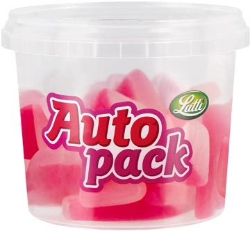 Een Lutti autopack snoep draculatanden, doos van 150 g koop je bij ShopXPress