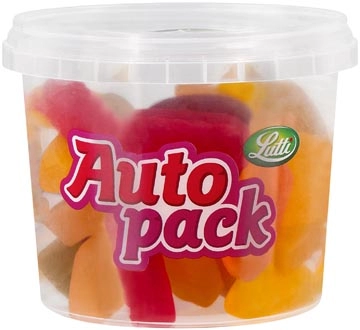 Een Lutti autopack snoep winegums, doos van 200 g koop je bij ShopXPress