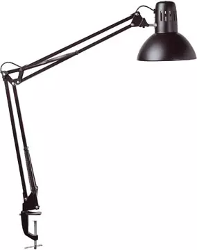 Een MAULstudy bureaulamp, met tafelklem, zwart koop je bij ShopXPress