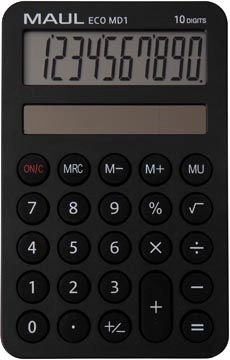 Een MAUL bureaurekenmachine ECO MD 1, zwart koop je bij Supplierz BV