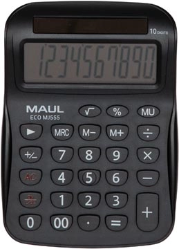 Een MAUL bureaurekenmachine ECO MJ 555, zwart koop je bij ShopXPress