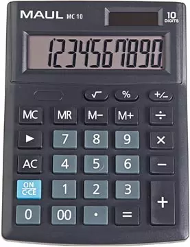 Vous pouvez acheter un Maul calculatrice de bureau MC 10, noir chez Supplierz BV