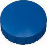 Een MAUL magneet Solid, 24mm, trekkracht 600gr, blauw, doos van 10 stuks koop je bij ShopXPress