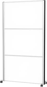 Een MAULconnecto scheidingswand, 3 x whiteboard, frame zilver, mobiel koop je bij ShopXPress