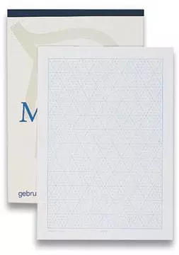 Een Mercurius isometrisch grafisch papier, 50 vel, ft A4 koop je bij ShopXPress