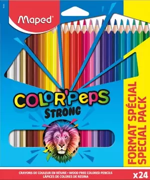 Een Maped kleurpotlood Color'Peps 20 kleurpotloden + 4 fluo koop je bij ShopXPress