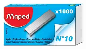 Een Maped nietjes nr 10, doos van 1.000 nieten koop je bij ShopXPress