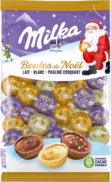 Een Milka Kerstballen, zak van 350 g koop je bij ShopXPress