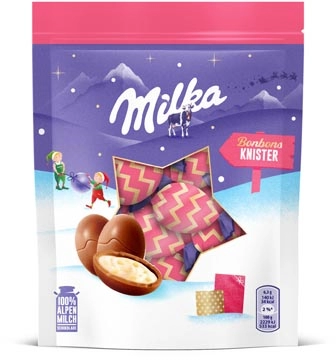 Een Milka Knisterbonbons melkchocolade, zak van 86 g koop je bij ShopXPress