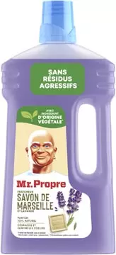 Een Mr. Proper allesreiniger Savon de Marseille, lavendel, fles van 1 l koop je bij ShopXPress