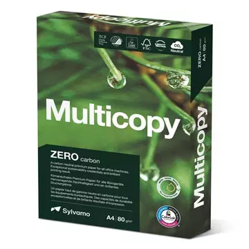 Een Multicopy Zero printpapier ft A4, 80 g, pak van 500 vel koop je bij ShopXPress