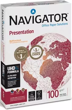 Een Navigator Presentation presentatiepapier ft A3, 100 g, pak van 500 vel koop je bij ShopXPress