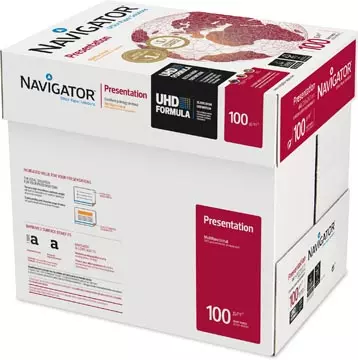 Een Navigator Presentation presentatiepapier ft A4, 100 g, pak van 500 vel koop je bij ShopXPress