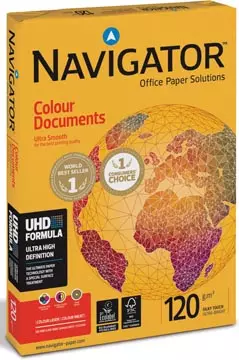 Een Navigator Colour Documents presentatiepapier ft A3, 120 g, pak van 500 vel koop je bij ShopXPress