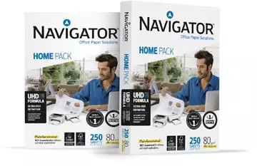 Een Navigator Home Pack printpapier ft A4,80 g, pak van 250 vel koop je bij ShopXPress