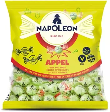 Een Napoleon snoepjes appel, zak van 1 kg koop je bij ShopXPress