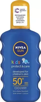 Een Nivea Sun zonnebrandcrème Kids SPF 50+, spray van 200 ml koop je bij ShopXPress