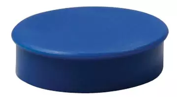 Een Nobo magneten diameter van 20 mm, blauw, blister van 8 stuks koop je bij ShopXPress