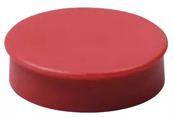 Een Nobo magneten diameter van 20 mm, rood, blister van 8 stuks koop je bij ShopXPress