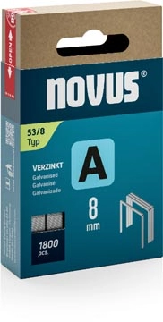 Een Novus nietjes A 53/8, doos met 1800 stuks koop je bij ShopXPress