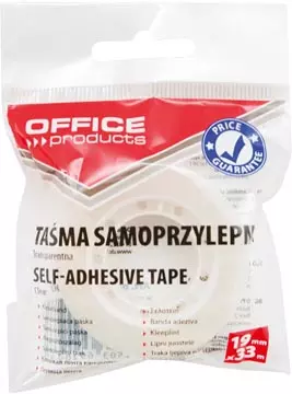 Een Office Products plakband, 19 mm x 33 m, transparant koop je bij ShopXPress