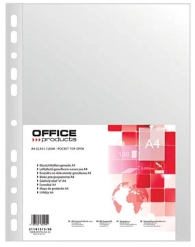 Een Office products showtas, A4, 45 microns, pak van 100 stuks koop je bij ShopXPress