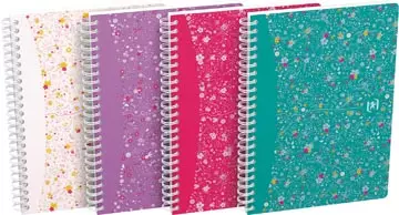 Een Oxford Floral hardcover spiraalschrift, ft A5, 60 vel, gelijnd, 3 geassorteerde designs koop je bij Supplierz BV