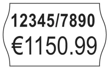 Een Avery PLP1626 etiketten voor prijstang permanent, ft 26 x 16 mm, 12 000 etiketten, wit koop je bij ShopXPress