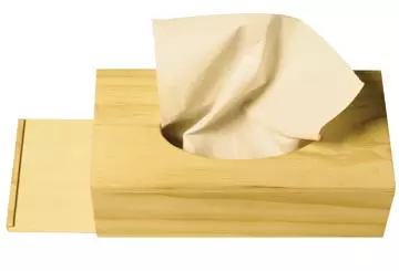 Een Graine Créative zakdoekendoos, hout, om zelf te decoreren koop je bij ShopXPress
