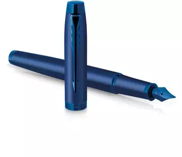 Een Parker IM Monochrome Blue vulpen, fijn, giftbox koop je bij ShopXPress