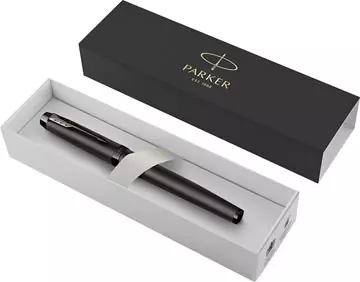 Een Parker IM Monochrome Titanium vulpen, medium, giftbox koop je bij ShopXPress