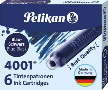 Een Pelikan inktpatronen 4001 blauw-zwart koop je bij ShopXPress