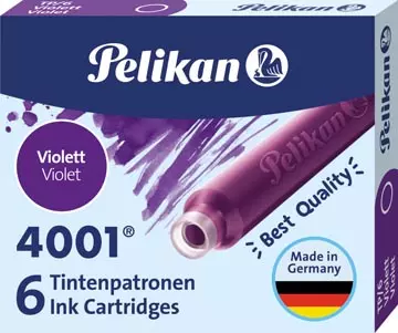 Een Pelikan inktpatronen 4001 paars koop je bij ShopXPress