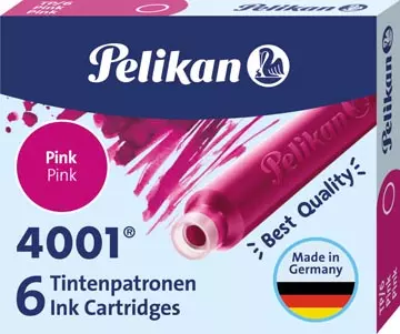 Een Pelikan inktpatronen 4001 roze koop je bij ShopXPress